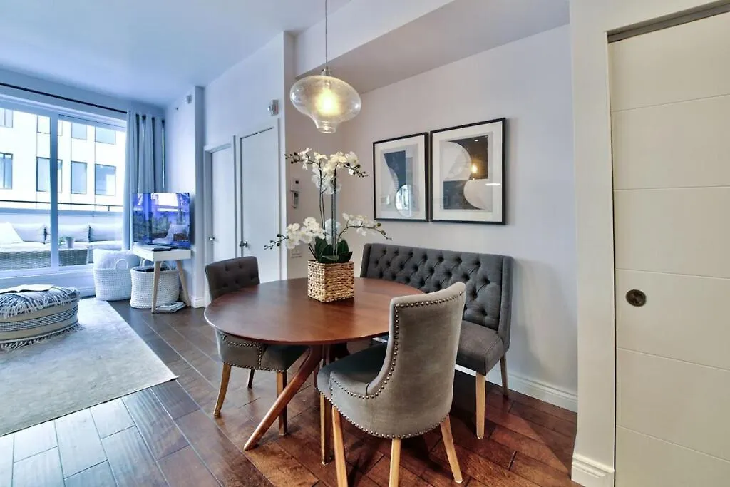 Trendy Old Port Private Terrace Apartment Montreal Canada