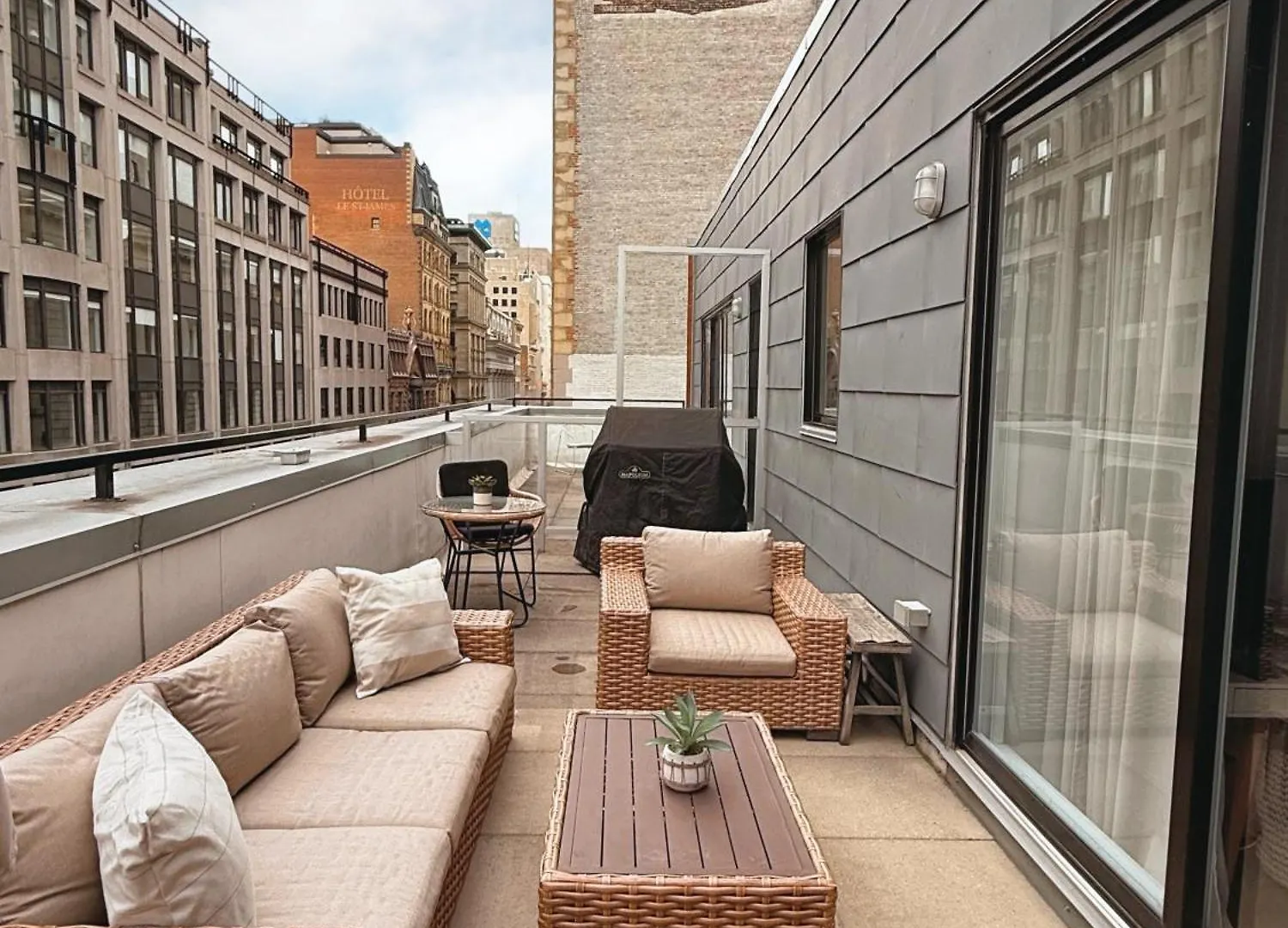 Trendy Old Port Private Terrace Apartment Montreal Canada